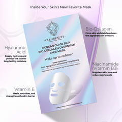Korean Glass Skin Bio-Collagen Overnight Face Mask Hydrating | Brightening | Repairing