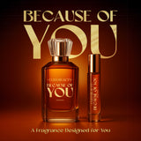 Because of You – Unisex Eau de Parfum (100 ml) + Free 15 ml Travel Perfume | Cleo Beauty