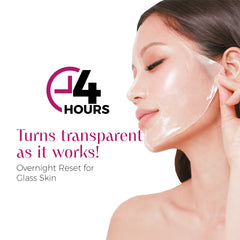 Korean Glass Skin Bio-Collagen Overnight Face Mask – Deep Hydration, Firming & Glow | Wake Up to Radiance