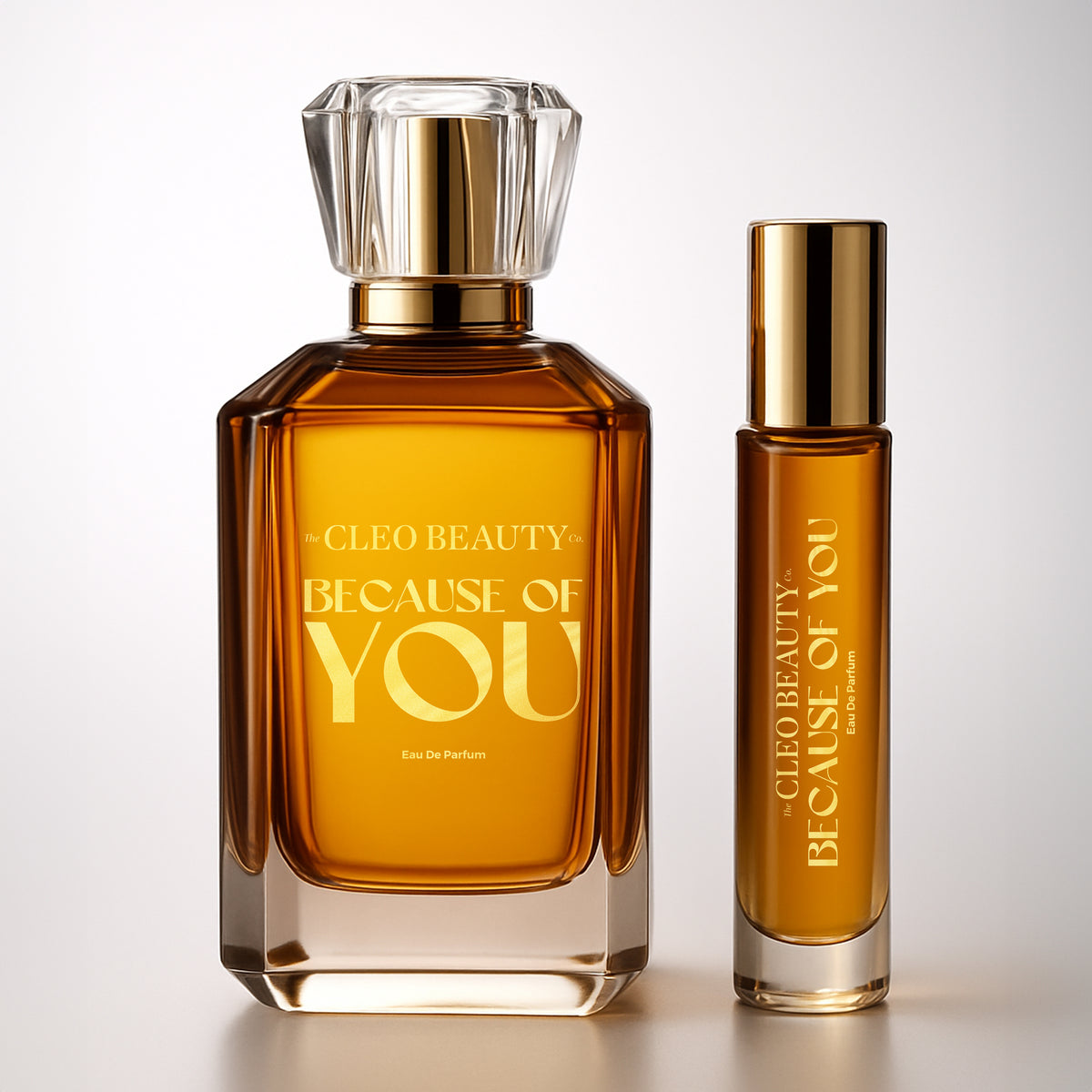 Because of You – Unisex Eau de Parfum (100 ml) + Free 15 ml Travel Perfume | Cleo Beauty