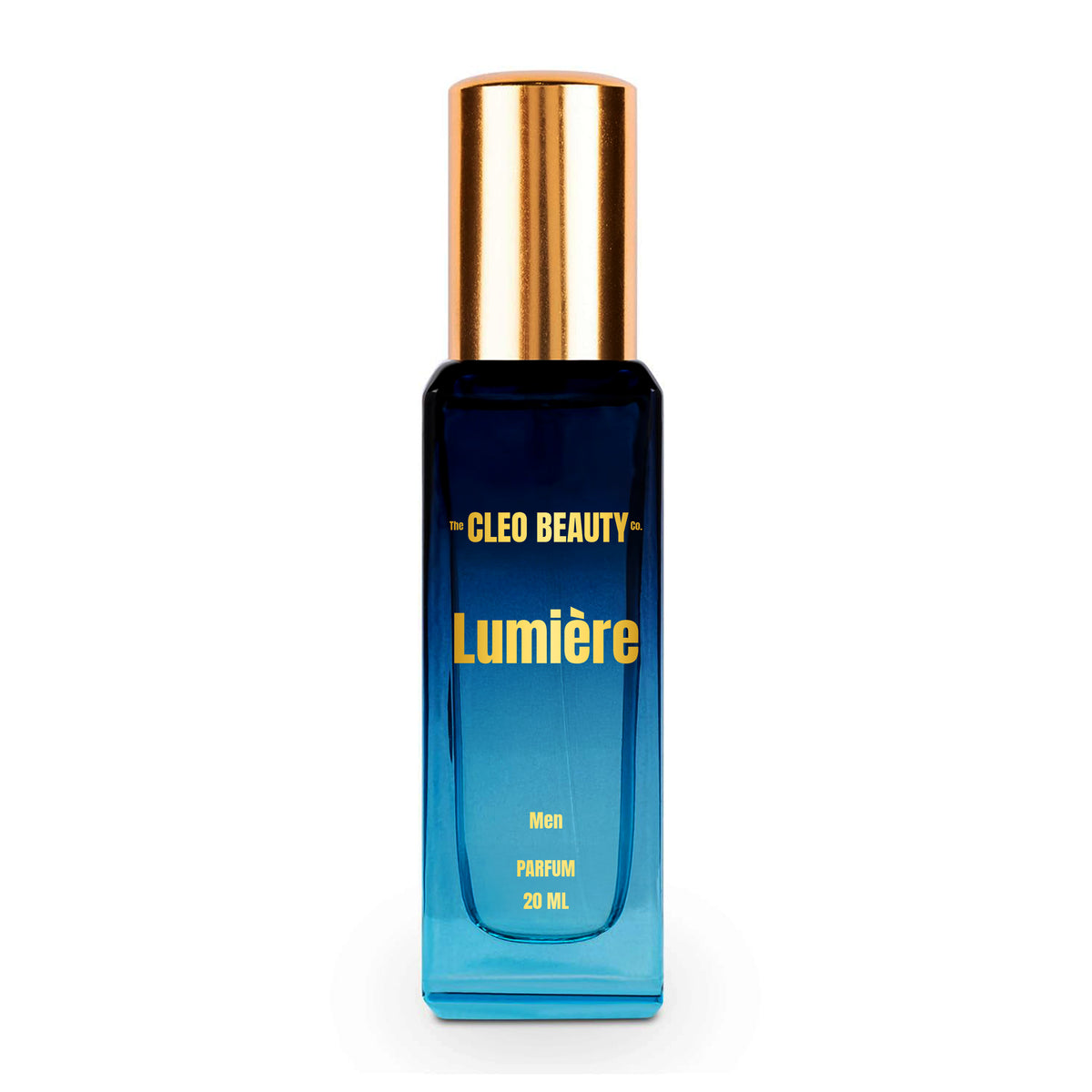 Lumière | Luxury Pocket Perfume for Men – Bergamot, Pepper & Amber – 20ml Travel Spray | Cleo Beauty